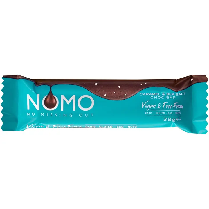 Nomo Free From Seasalt&Caramel suklaapatukka 38g