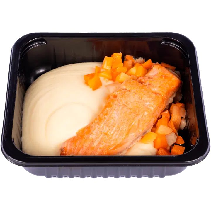 Kulman Keittiö perunamuusi ja paistettu kirjolohi 400 g