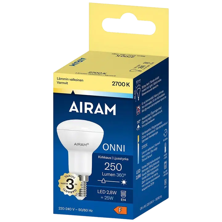 Airam LED R50 827 250lm E14 110D OP