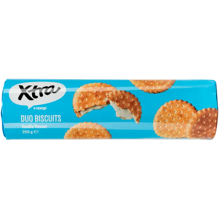 Xtra vaniljatäytekeksi 250 g
