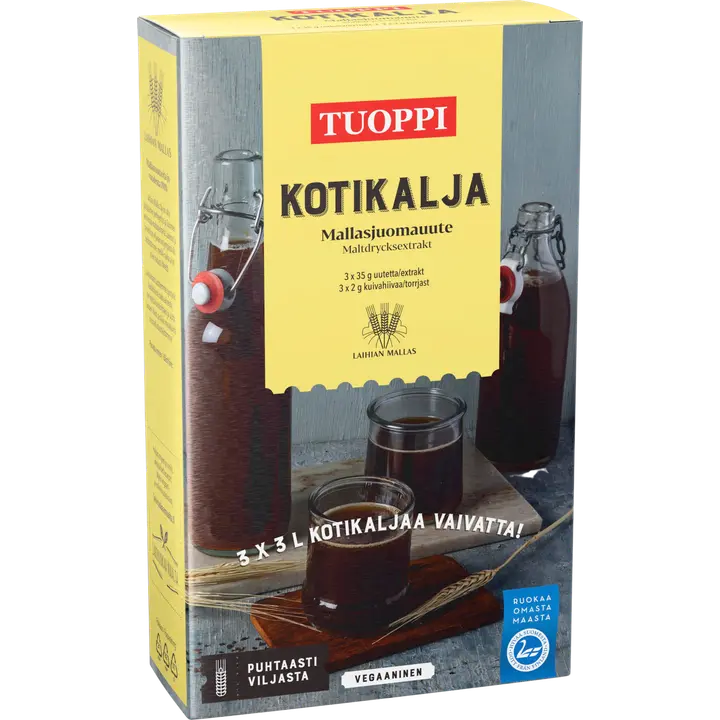 Tuoppi Kotikalja mallasjuomauute 3x35g
