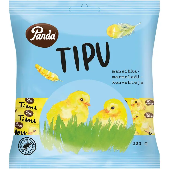 Panda Tipu suklaamarmeladikonvehti 220g