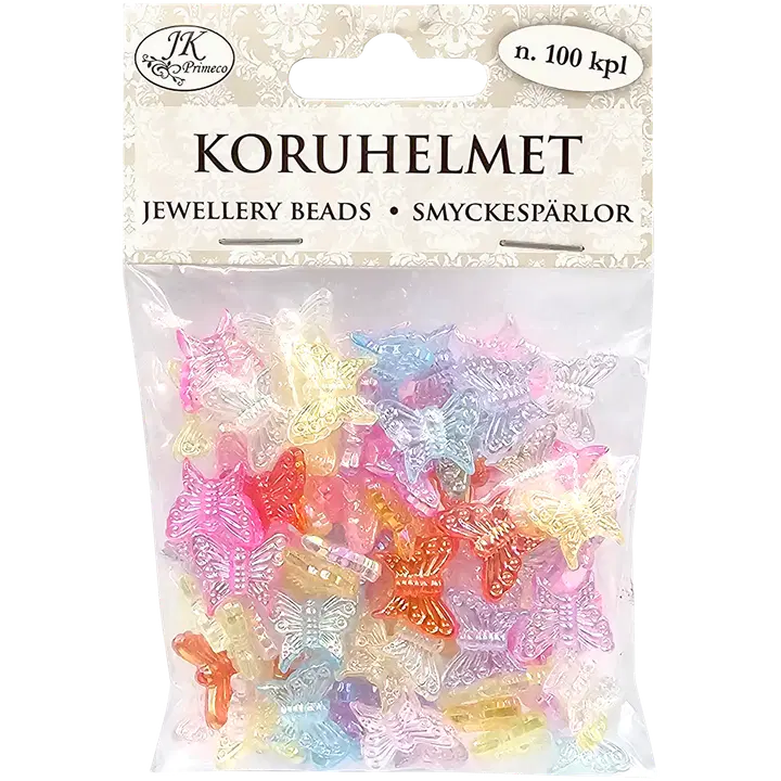 J.K. Primeco koruhelmet Perhonen pastelli 100kpl