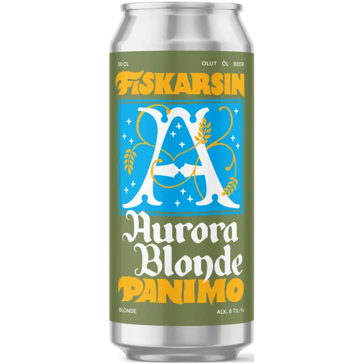 Fiskarsin Panimo Aurora belgian blonde 6% 50cl tölkki olut