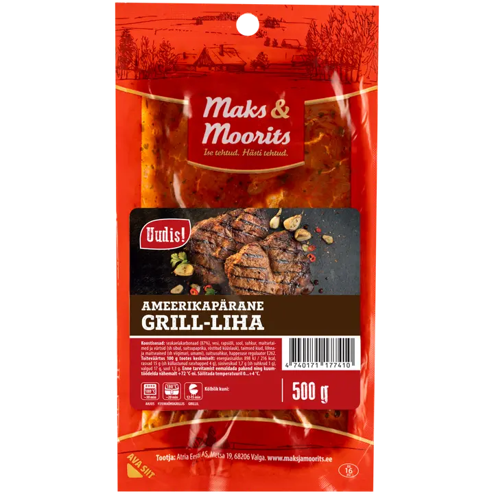 Maks & Moorits Ameerikapärane Grill-Liha 500 G