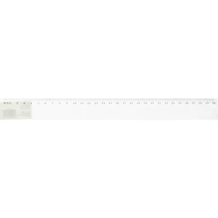 Memoris Precious viivain 30 cm läpinäkyvä