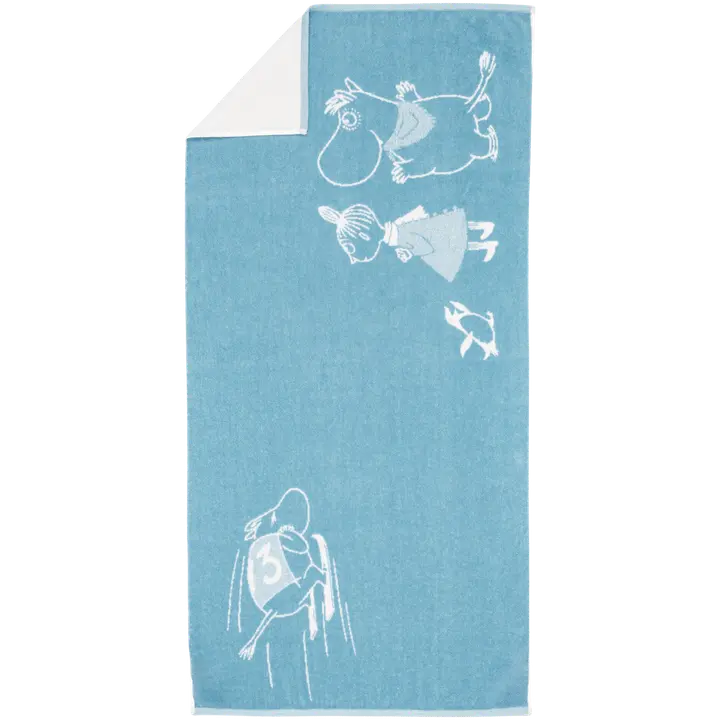 Moomin Arabia kylpypyyhe 70x140 Mäkihyppy