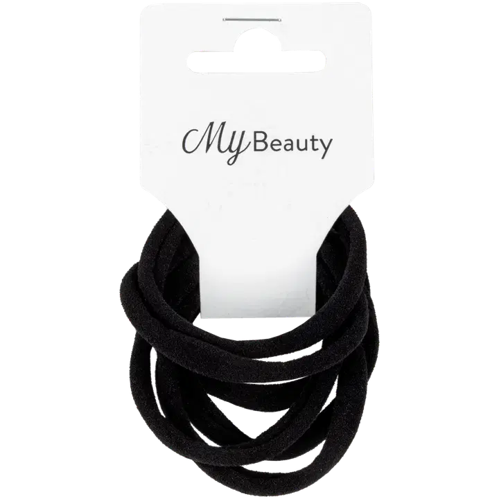 MY BEAUTY supersoft hiuslenkki 6kpl musta