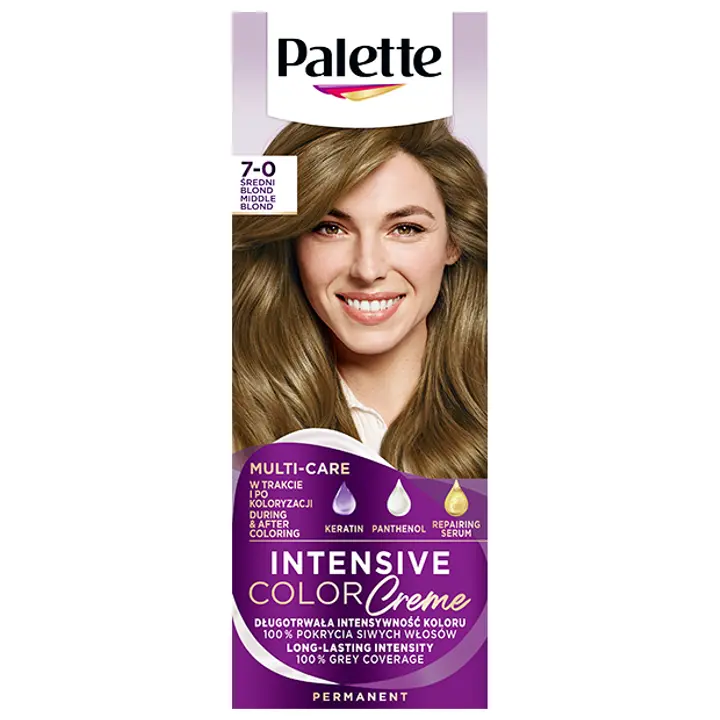 Palette icc püsivärv 7-0 (n6) keskmine blond
