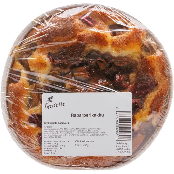 Raparperikakku 450g Galette