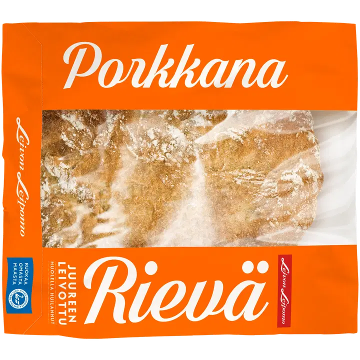 Leivon Leipomo Porkkanarievä 400g sekaleipä