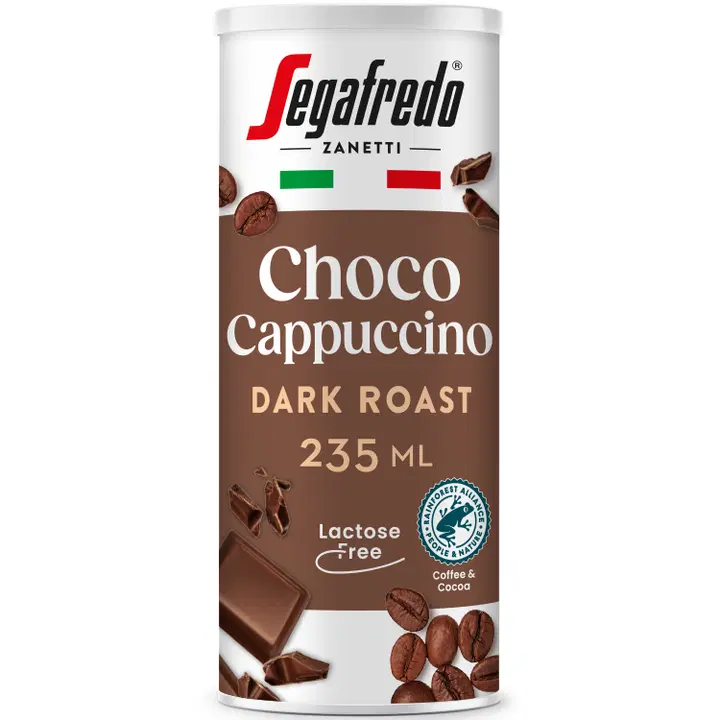 Segafredo Choco Cappuccino maitokahvijuoma 235ml laktoositon RAC