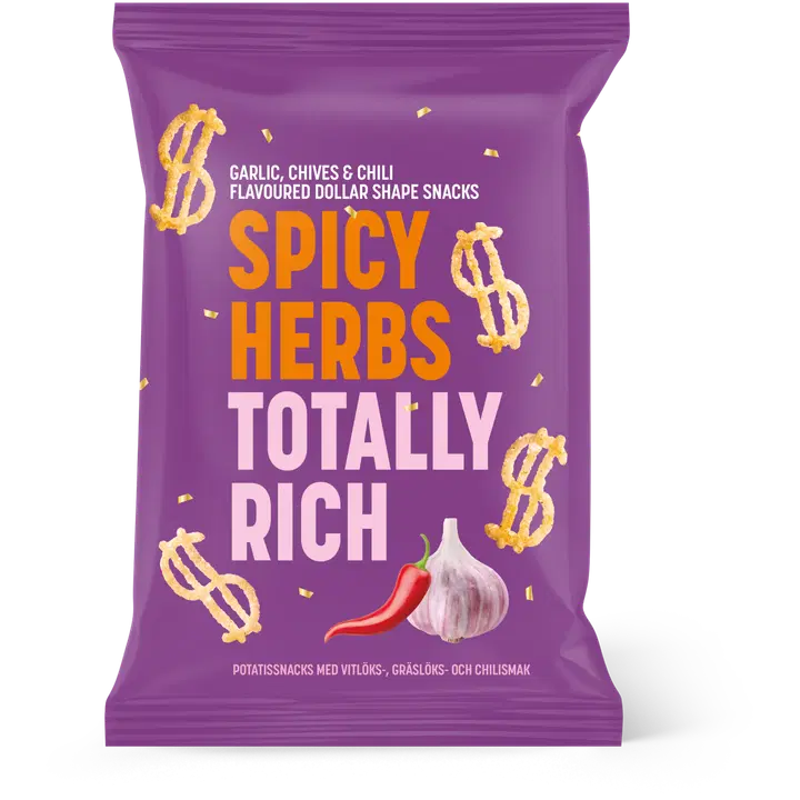 Dollar Snack küüslaugu-, murulaugu- ja tšillimaitselised kartulisnäkid 50g