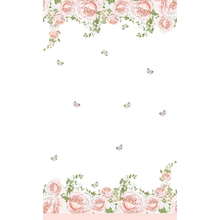 Duni Dunicel 138x220cm Rose Glory pöytäliina x 108
