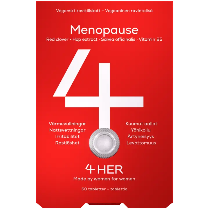 4Her Menopause ravintolisä 60 kpl 42 g