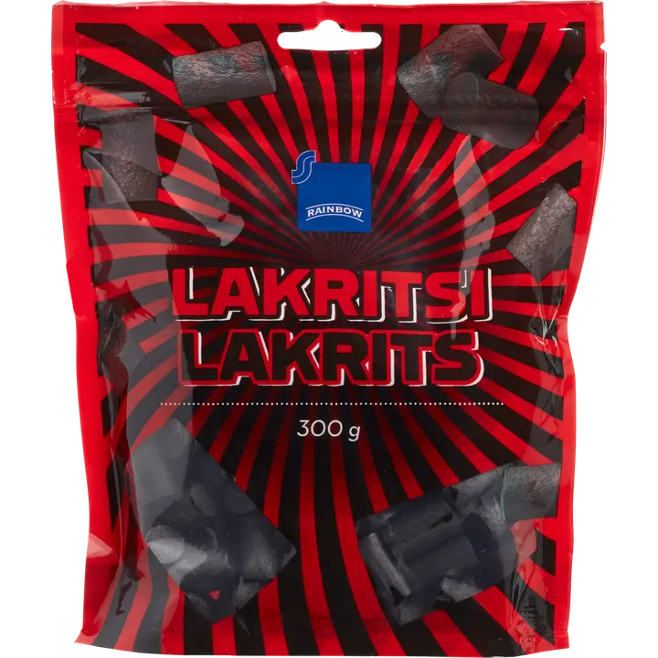 Rainbow lakritsi 300g