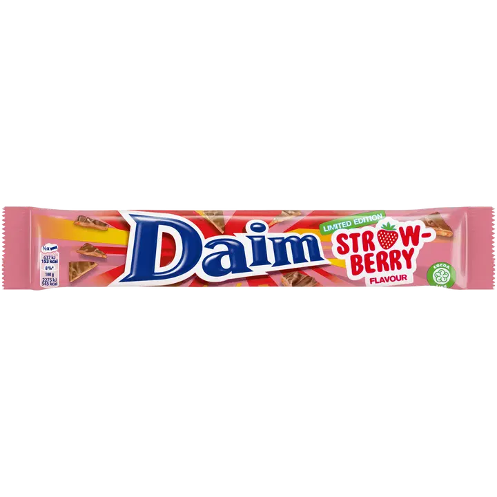 Daim Double Strawberry suklaapatukka 56g