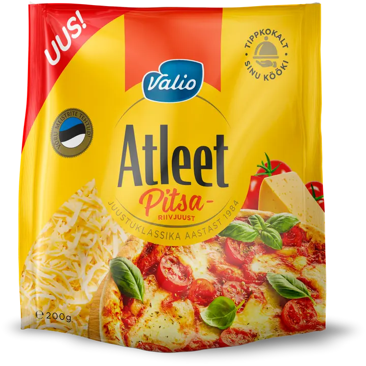 Atleet riivjuust pitsale 200g