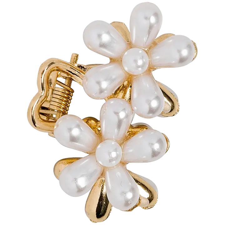 Cailap juukseklamber lill kuldne 4cm