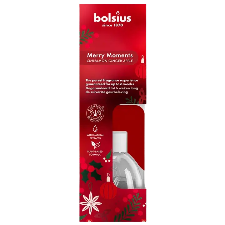 Bolsius True Glow – huonetuoksu – Merry Moments - 60 ml