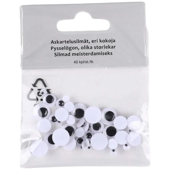 Liikkuvat silmät 40 kpl