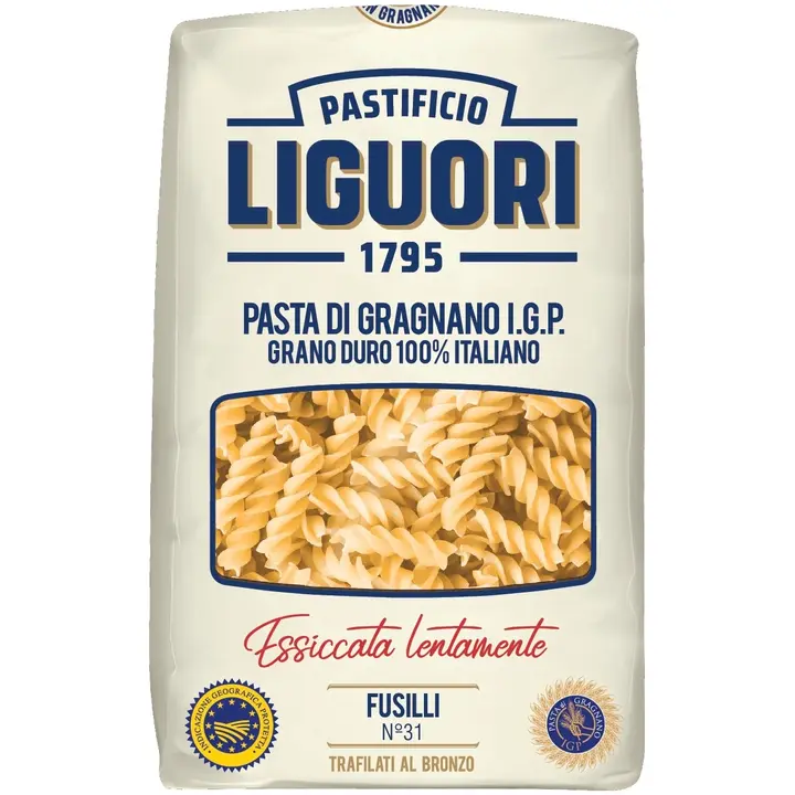 Liguori pasta di Gragnano I.G.P Fusilli No.31 500g