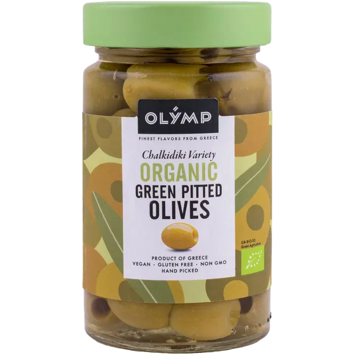 Olymp vihreä kivetön oliivi suolavedessä luomu 320/150g
