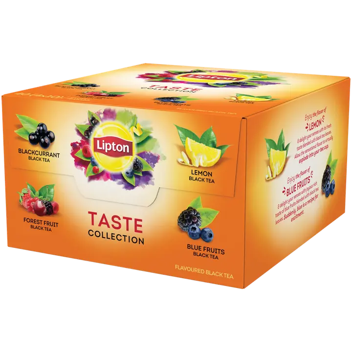 Lipton 40ps Taste Collection musta tee valikoimapakkaus