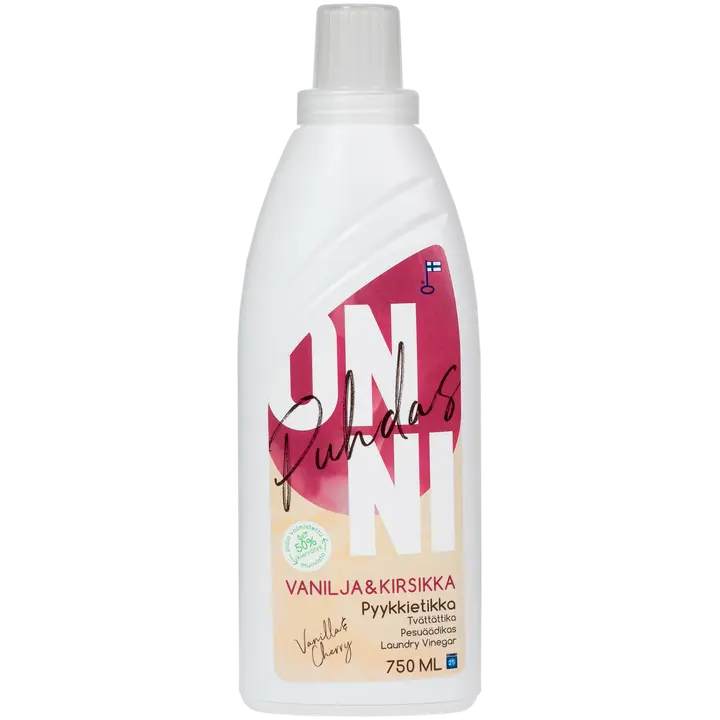 Puhdas ONNI Pyykkietikka Vanilja & Kirsikka 750 ML