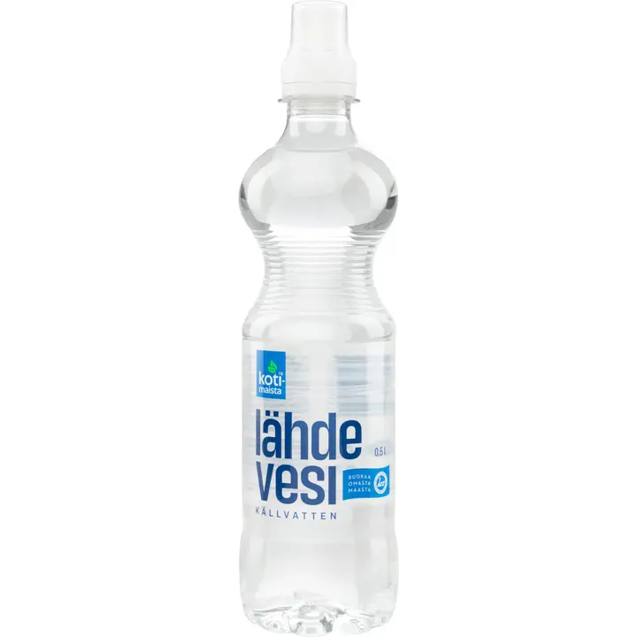 Kotimaista Lähdevesi sporttikorkilla 0,5l