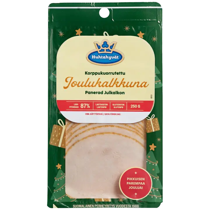 Huhtahyvät Korppukuorrutettu Joulukalkkuna 250g