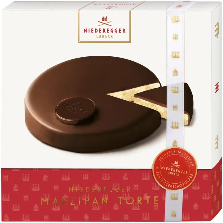 Niederegger suklaakuorrutteinen marsipaanikakku 185g