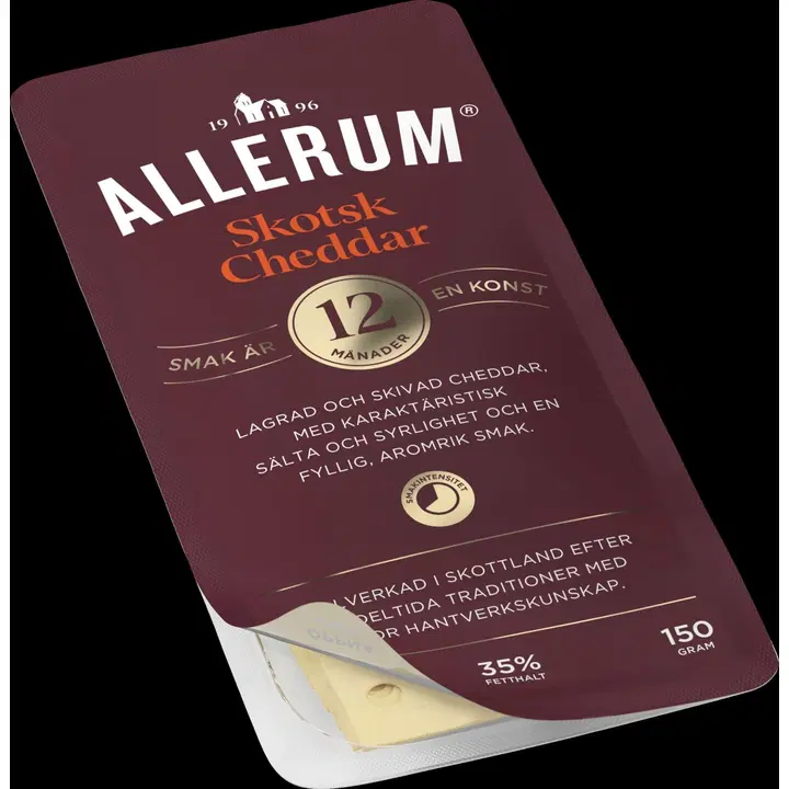 Allerum Skotsk cheddar juustosiivut 35% 150g