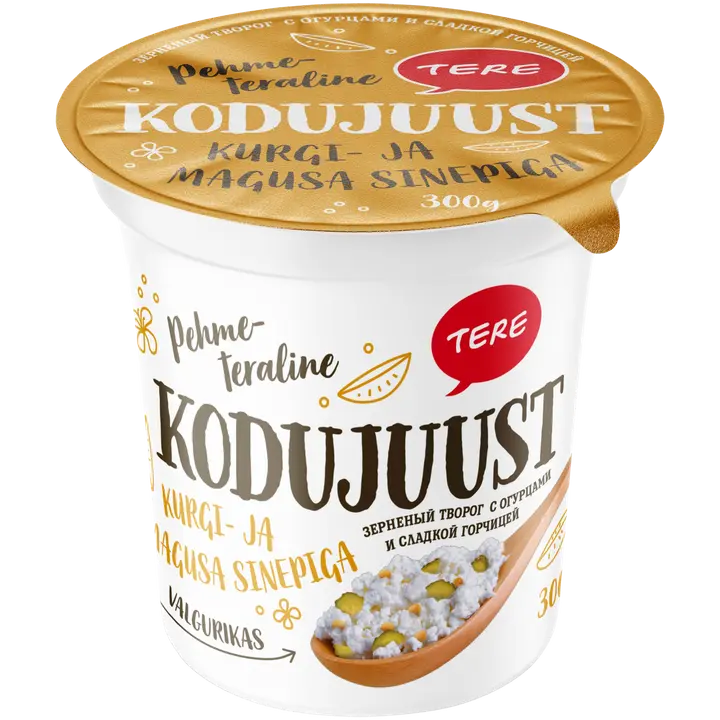 TERE kodujuust kurgi - magusa sinepiga 300 g