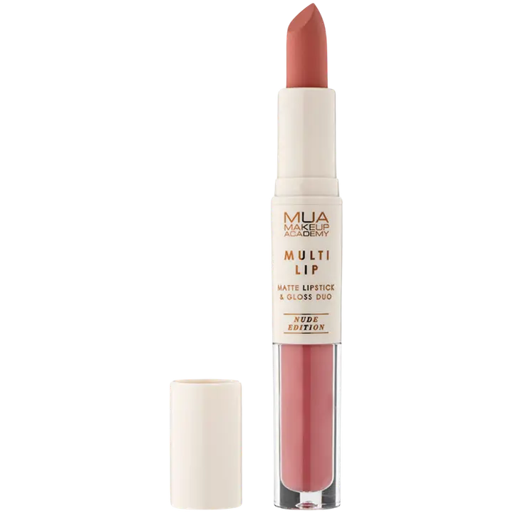 MUA Make Up Academy Lipstick & Gloss Duo, Bloom 5,2 ml huulipuna