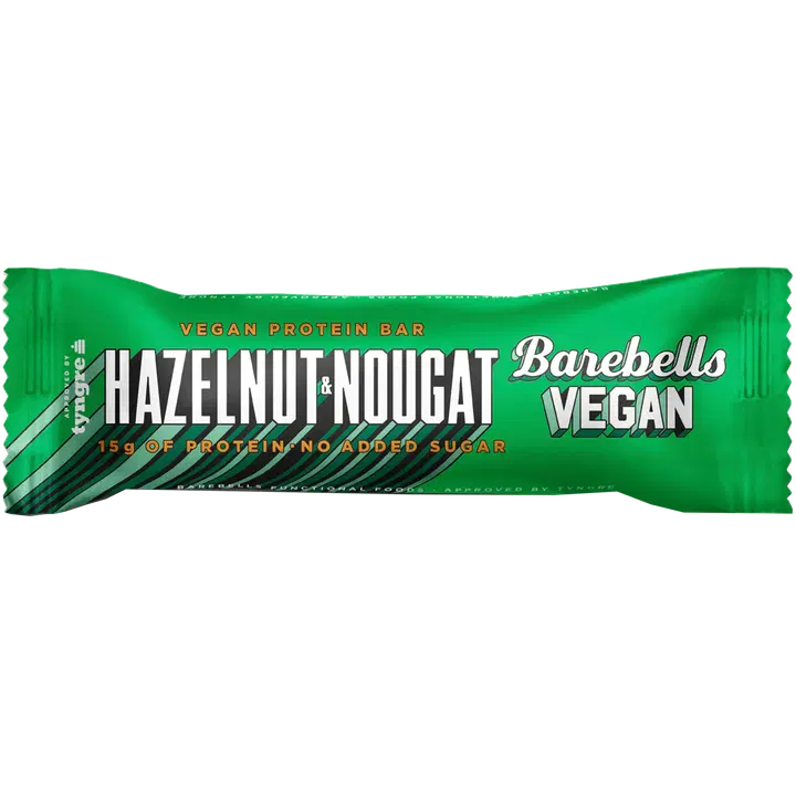55g Barebells Vegan Hazelnut Nougat proteiinipatukka