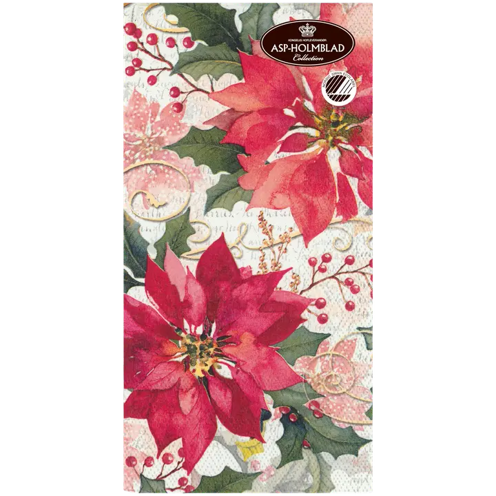 ASP Lautasliina Festive Flora 33x42cm