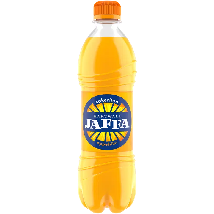 Hartwall Jaffa Appelsiini Sokeriton virvoitusjuoma 0,5 l