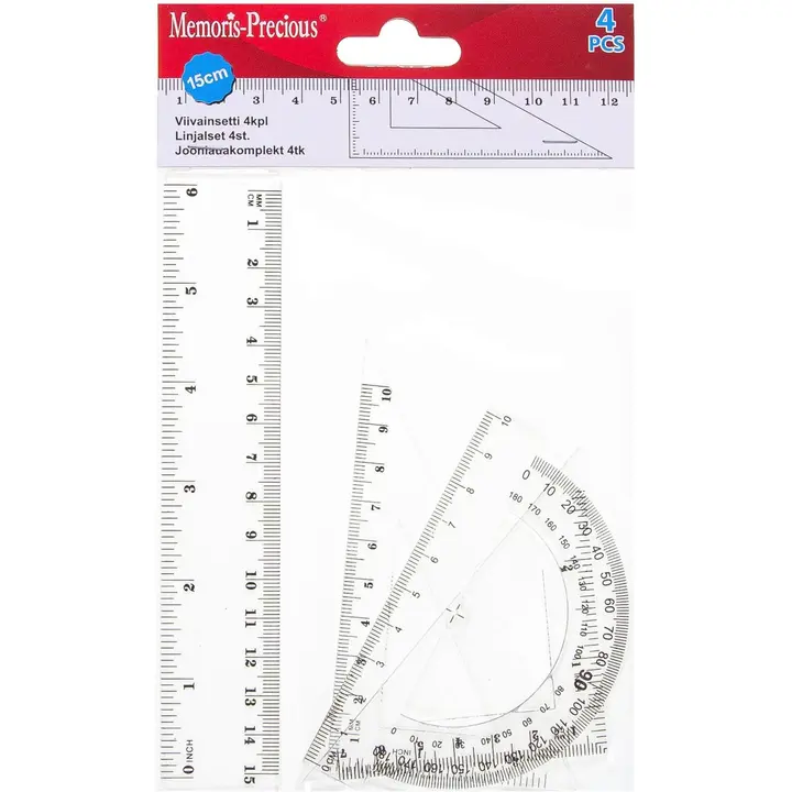 Memoris Precious viivainsetti 4 kpl