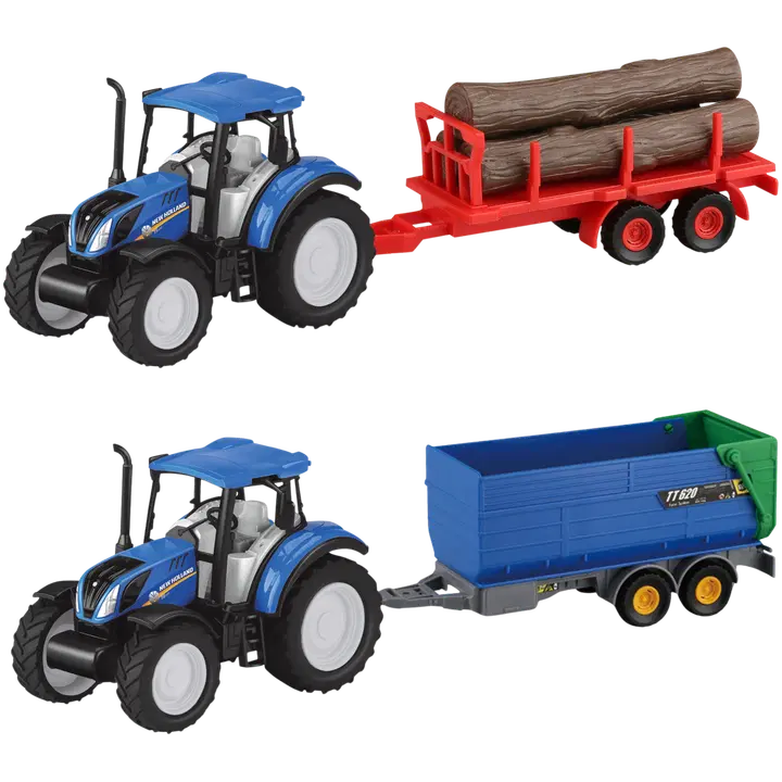 Traktor ja haagis 1:32