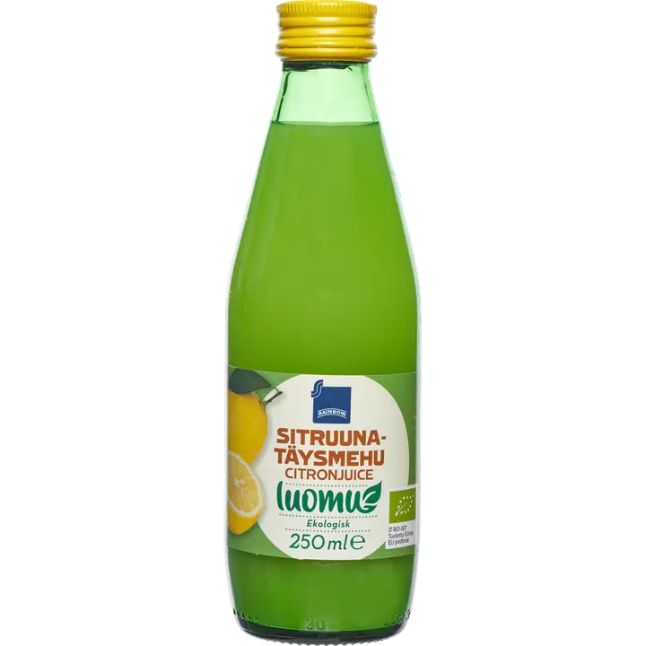 Rainbow 250ml sitruunatäysmehu luomu