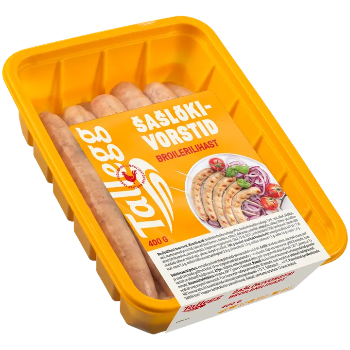 Tallegg Šašlõkivorstid Broilerilihast 400G