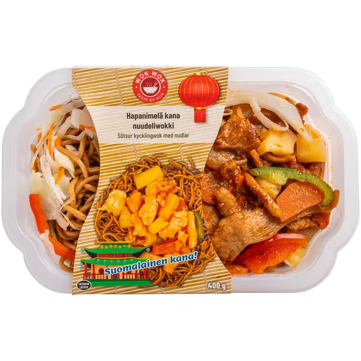 Wok Wok Hapanimelä kana nuudeliwokki 400g