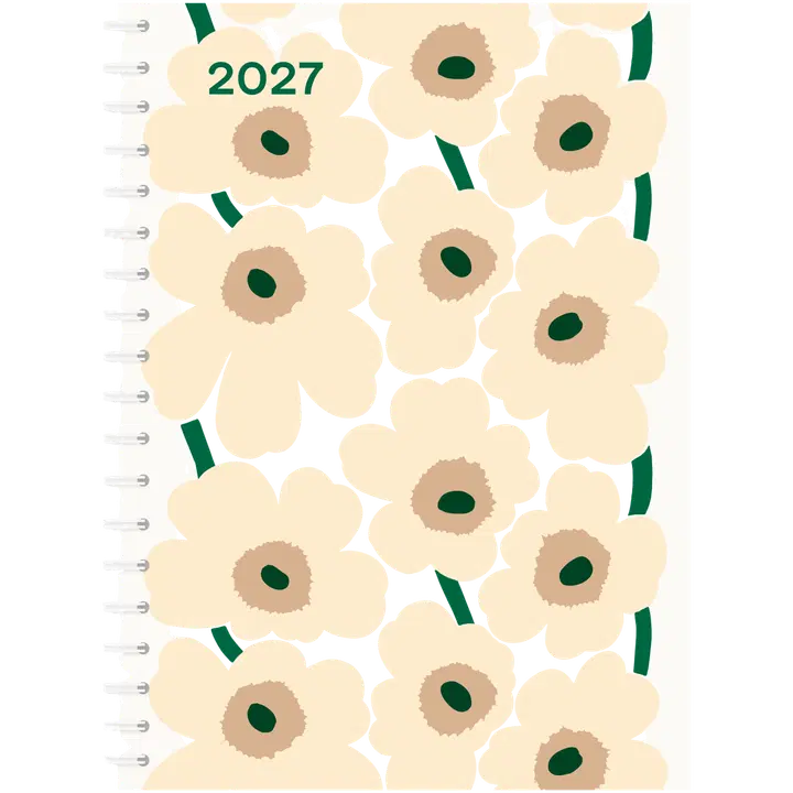Marimekko Taskukalenteri 2027 13x9,5 cm Unikko