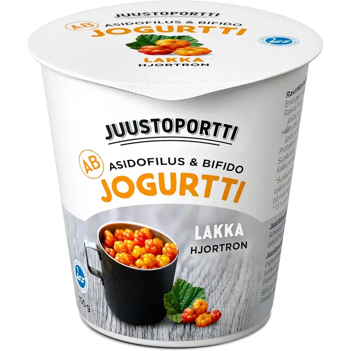 Juustoportti AB-jogurtti 150 g lakka