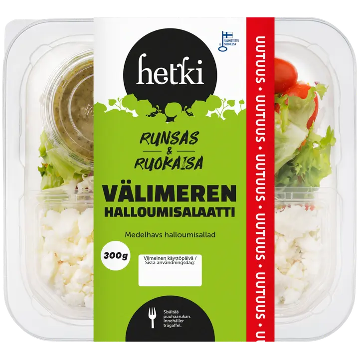 Fresh Hetki Ruokaisa Välimeren halloumisalaatti 300g