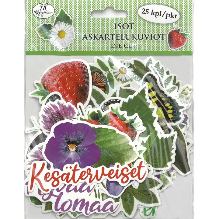 J.K. Primeco Isot askartelukuviot Kesä 25kpl
