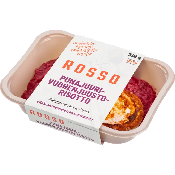 Rosso punajuuri-vuohenjuustorisotto ateria 310 g