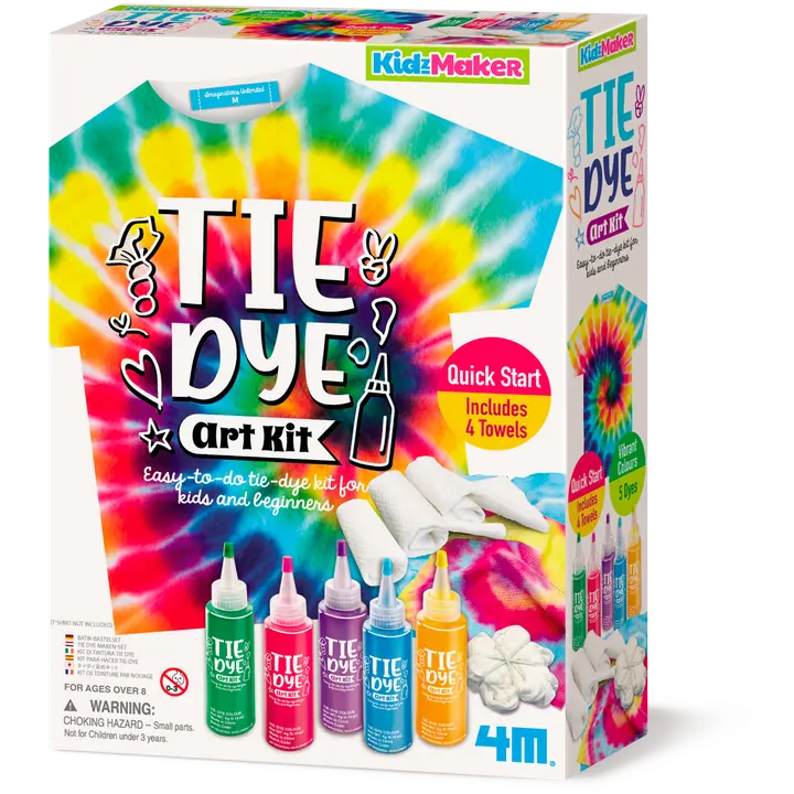 4M KidzMaker art askartelusetti Tie Dye