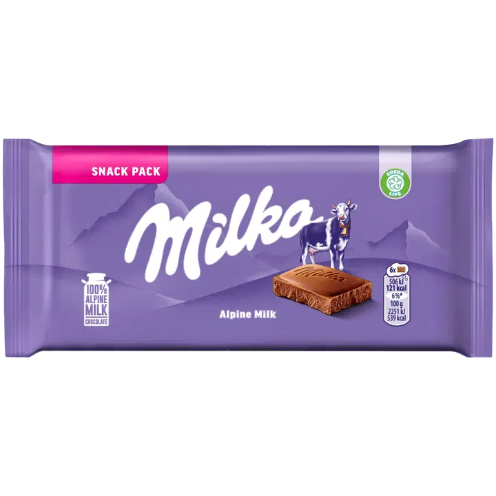 Milka piimašokolaad 45g